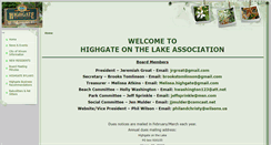 Desktop Screenshot of highgateonthelake.com